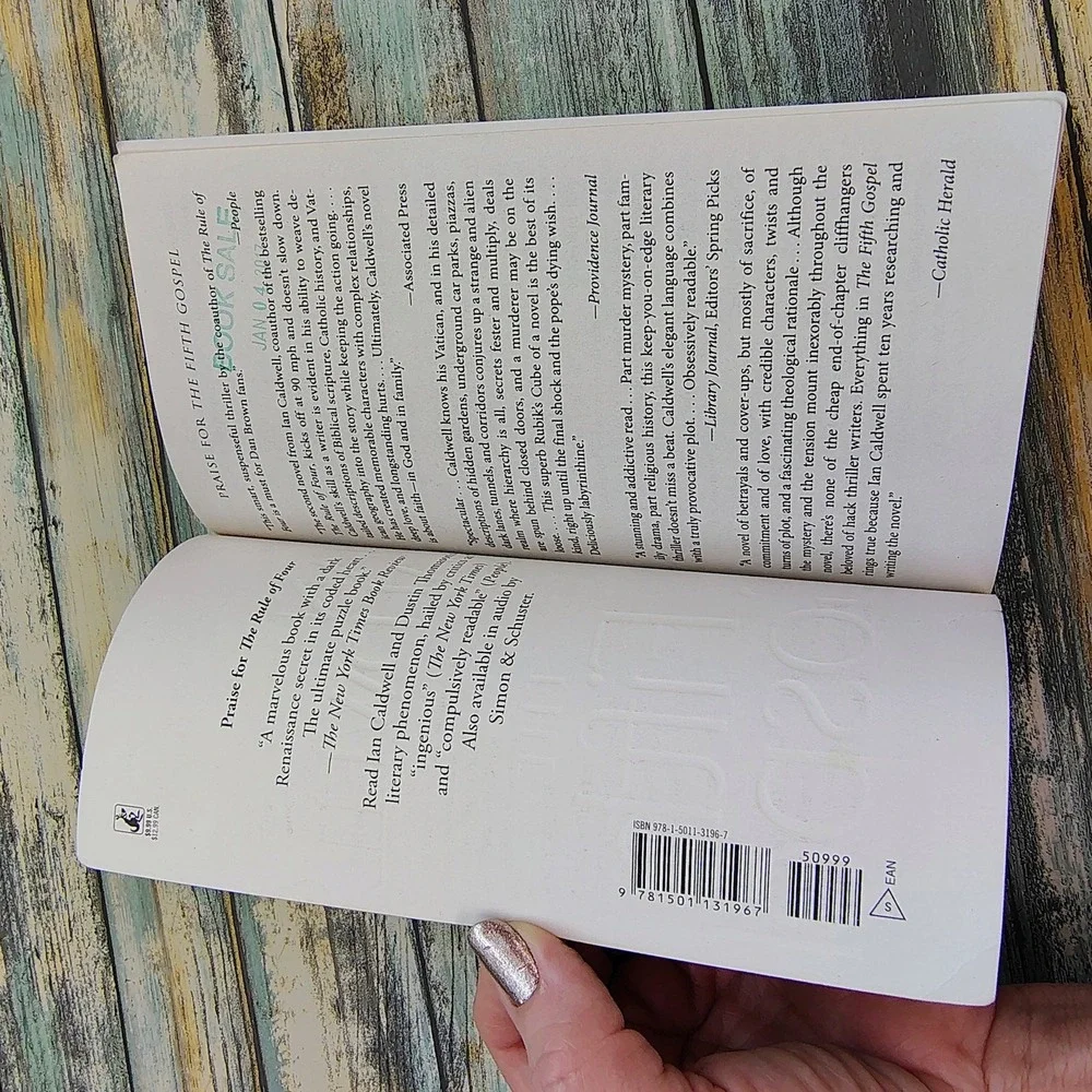 The Fifth Gospel by Ian Caldwell 2015 Paperback Book‎ Thriller Drama